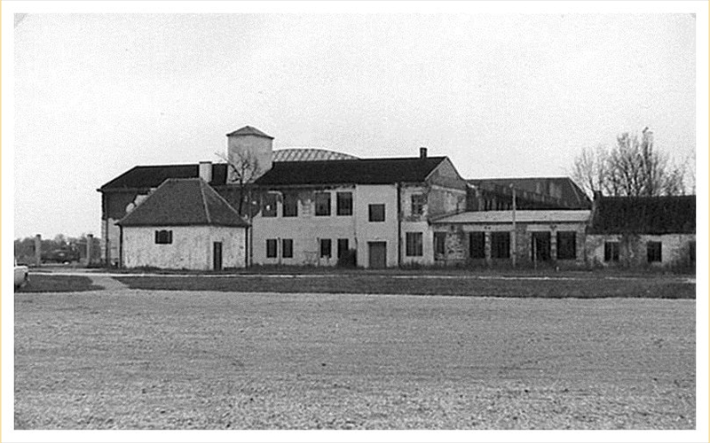 Die Flugwerft (Ansicht von Osten), 1958