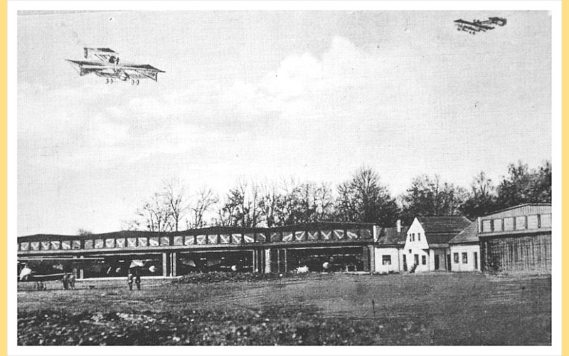 Kommandantur und Flugzeughallen, 1913