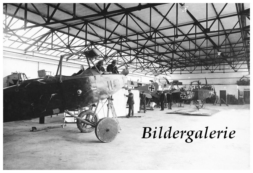 In der Flugzeughalle